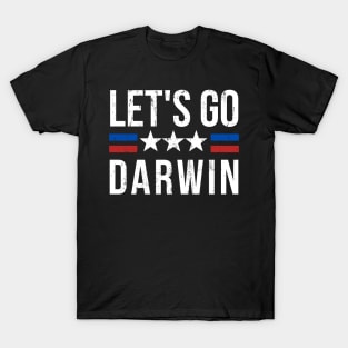 Lets Go Darwin US Flag Vintage T-Shirt